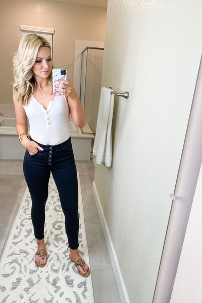 black denim jeans