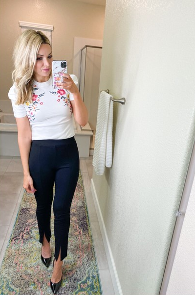 embroidered blouse