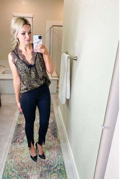 leopard cami