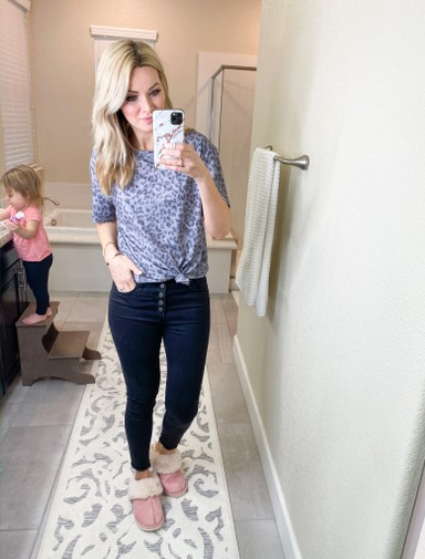 leopard tee