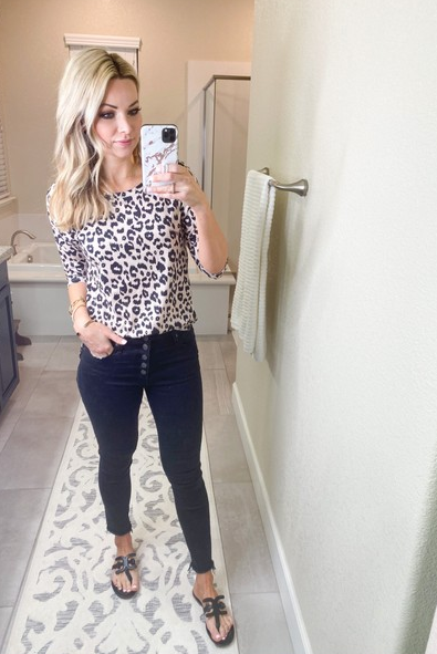 leopard tunic