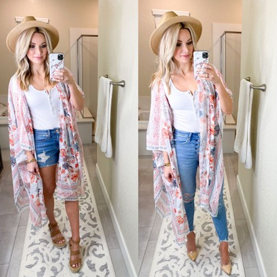 floral kimono